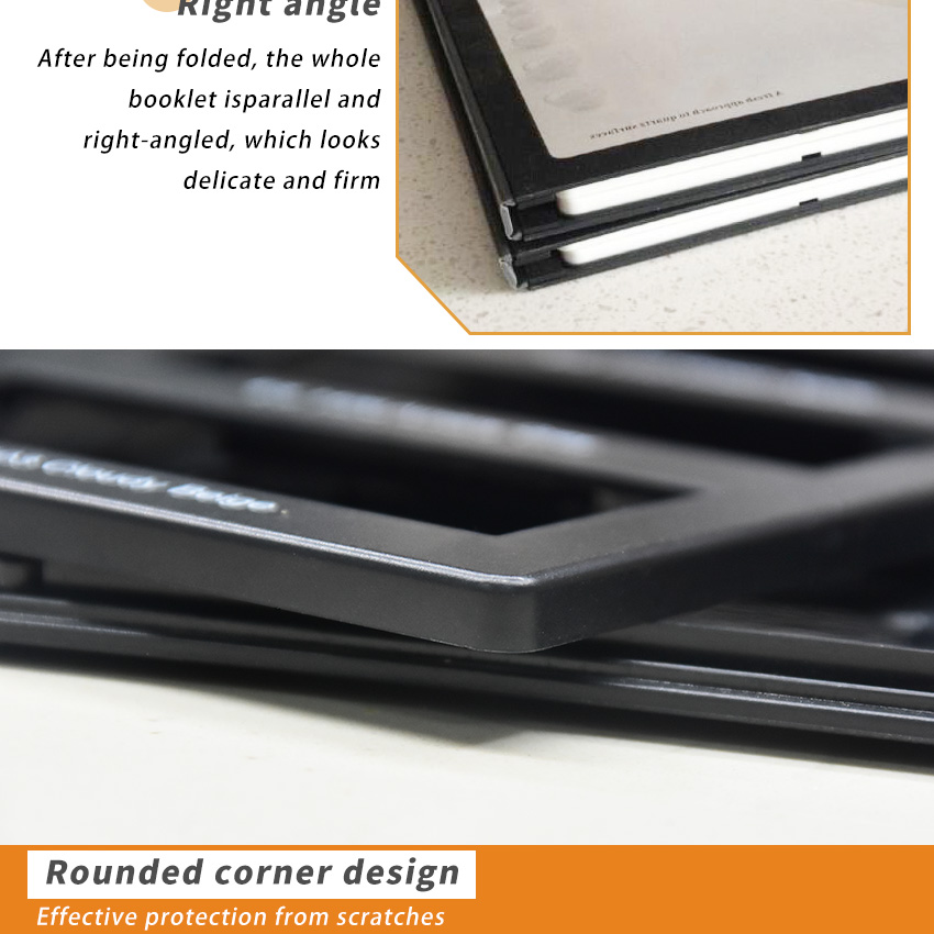 High Quality Custom Display Rack Plastic Marble Mosaic Catalogue Case Granite Stone Sample Folder Box Tile Quartz Samples Book