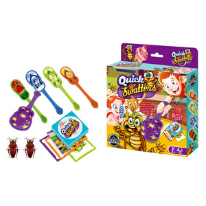 Meilleure vente de jeux intéressants pour la famille et la fête 35 pièces <span class=keywords><strong>jeu</strong></span> de société à cartes rapide écrasé <span class=keywords><strong>cafard</strong></span> enfants jeux de société éducatifs - Product Image 4
