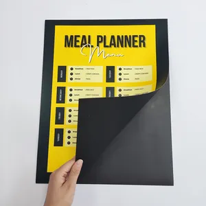 Gráfico de tareas creativas, calendario magnético para nevera, planificador de menú, pegatina magnética para nevera