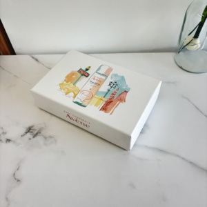 <span class=keywords><strong>Coffret</strong></span> Cadeau Eau Thermale avec Illustration Parisienne, Emballage Blanc, <span class=keywords><strong>Coffret</strong></span> Cadeau Élégant pour Produits de Soins de la Peau - Product Image 4