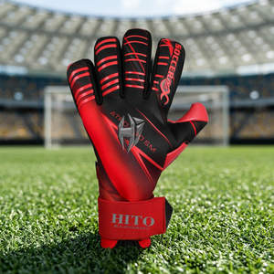 Guantes de Portero con Logotipo de Insecto, Mejor Calidad, Protección para los Dedos, Guantes de Portero con Protección Extra para los Dedos, Guantes de Portero de Práctica OEM - Product Image 4