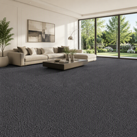 Moquette murale en nylon doux pour chambre à coucher, bouclé 8 mm, mélange de nylon, rouleau sur mesure pour projet