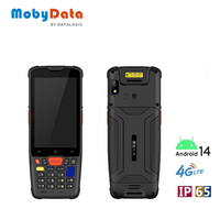 Mobydata SA88 PDA portable robuste avec écran tactile de 4 pouces, IP65, 5000 mAh, Android 14, scanner de codes-barres pour l'inventaire, la logistique d'entrepôt