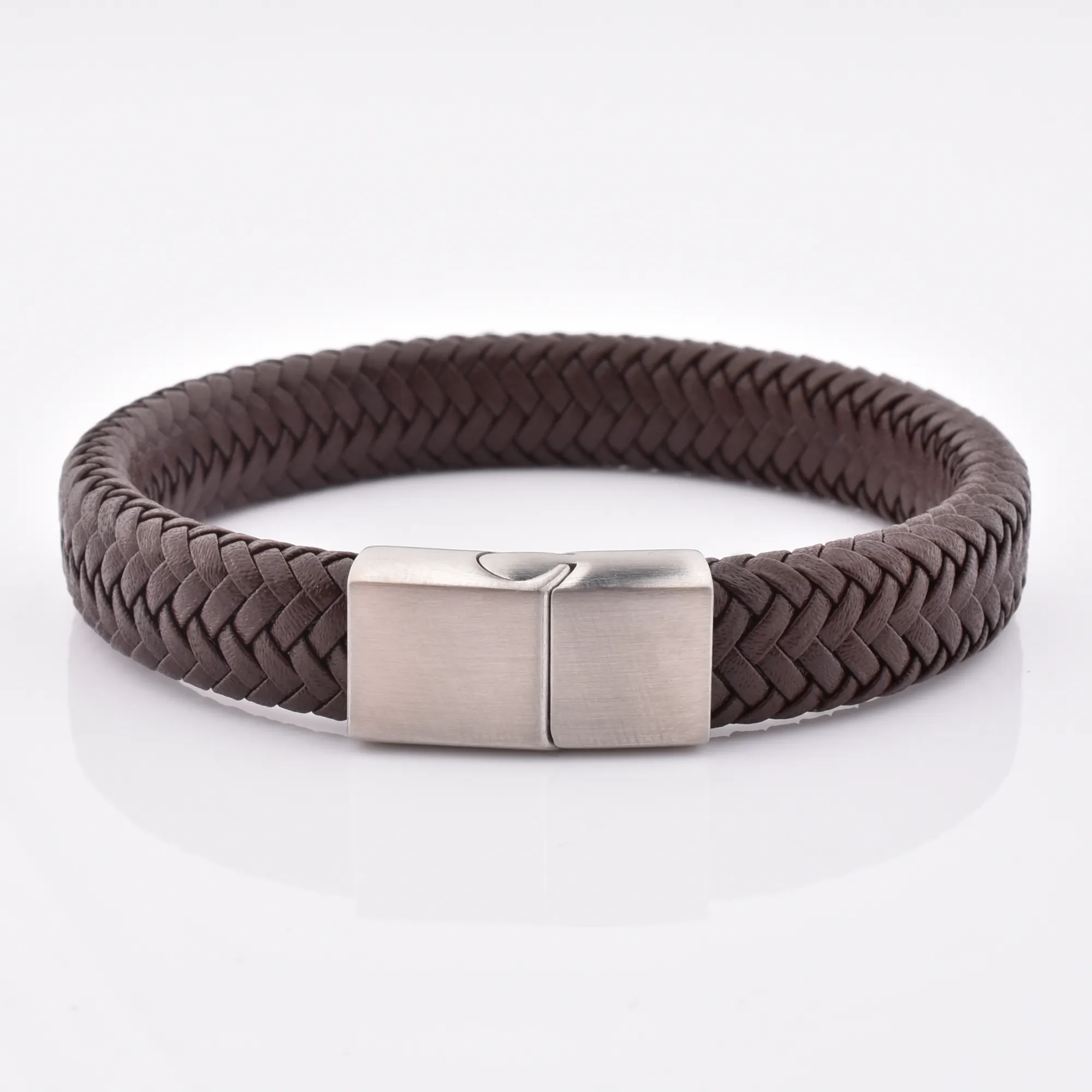 Bracelet en cuir pour hommes, grande promo, breloque magnétique, bijoux masculins, vente en gros