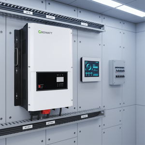 Growatt 10000TL-HU อินเวอร์เตอร์พลังงานแสงอาทิตย์ไฮบริดออนกริด10kW ระบบเก็บพลังงานประสิทธิภาพ IP65เฟสเดียว95% - Product Image 1