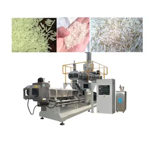 Twin screw extruder Nutritional Rice Production Line/Automatic Extruding Rice Make Machine/Artificial Rice Manufacturing Plant
