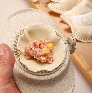 Ensemble de presse Empanadas 3 tailles, moule de presse pour boulettes de <span class=keywords><strong>paille</strong></span> de blé naturel - Product Image 4