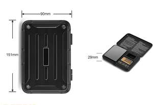 포켓 스케일 0.001g 정밀 디지털 전자 골드 보석 캐럿 다이아몬드 밸런스 미니 Mg 저울 휴대용 계량 - Product Image 2
