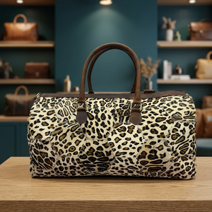 Wholesale High Quality Durable Genuine Leather Vintage Unisex Handbags Adults Large Capacity Storage Travelling Bag Zipper - Product Image 1