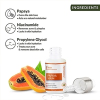 Sérum Visage Éclaircissant et Correcteur de Taches Brunes au Papain Fermenté, Glutathion, Niacinamide, TXA 377 577, Papaye pour le Traitement du Mélasma