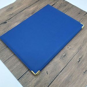 Custom <b>A4</b> A5 Size Hardcover Document Pu <b>Leather</b> File Organizer <b>Folder</b> - Product Image 4