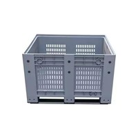 Vente directe d'usine - Bac en plastique à mailles pour palettes, dimensions 1200*1000*760 mm, pour tomates, pommes, oignons, conteneur de palettes