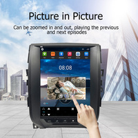 Reproductor de DVD para Auto LELV Android 15 de 12.1 Pulgadas, Estilo Vertical, 8 Núcleos, Sistema Más Reciente, Pantalla Táctil Estéreo para Toyota Mark X Reiz 2010-2013