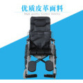 Fauteuil roulant multifonctionnel avec dossier haut semi-inclinable, pliable, portable, manuel, pour personnes âgées, taille standard - Product Image 3