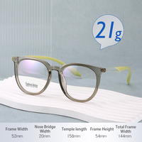 Montura de gafas ópticas Unisex de alta calidad diseño redondo elegante fábrica al por mayor última colección TR90