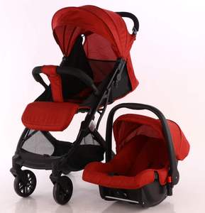 Sistema di Viaggio 3-in-1 per Bambini: Passeggino, <span class=keywords><strong>Seggiolino</strong></span> <span class=keywords><strong>Auto</strong></span> con Imbracatura a 5 Punti, Reclinabile, Chiusura a <span class=keywords><strong>un</strong></span> Pulsante, Telaio Pieghevole in Acciaio al Carbonio - Product Image 4