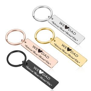 พวงกุญแจของขวัญวันพ่อ,ของขวัญวันพ่อเรารักพ่อของขวัญวันเกิดสำหรับพ่อของลูกสาวลูกชายพวงกุญแจสำหรับพ่อ - Product Image 1