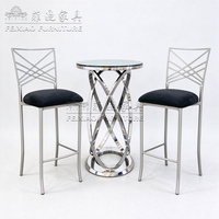 Tables de bar au design nouveau, très demandées, tables à gâteaux de mariage, tables de cocktail pour événements et fêtes, pour usage commercial, extérieur, hôtel, bar