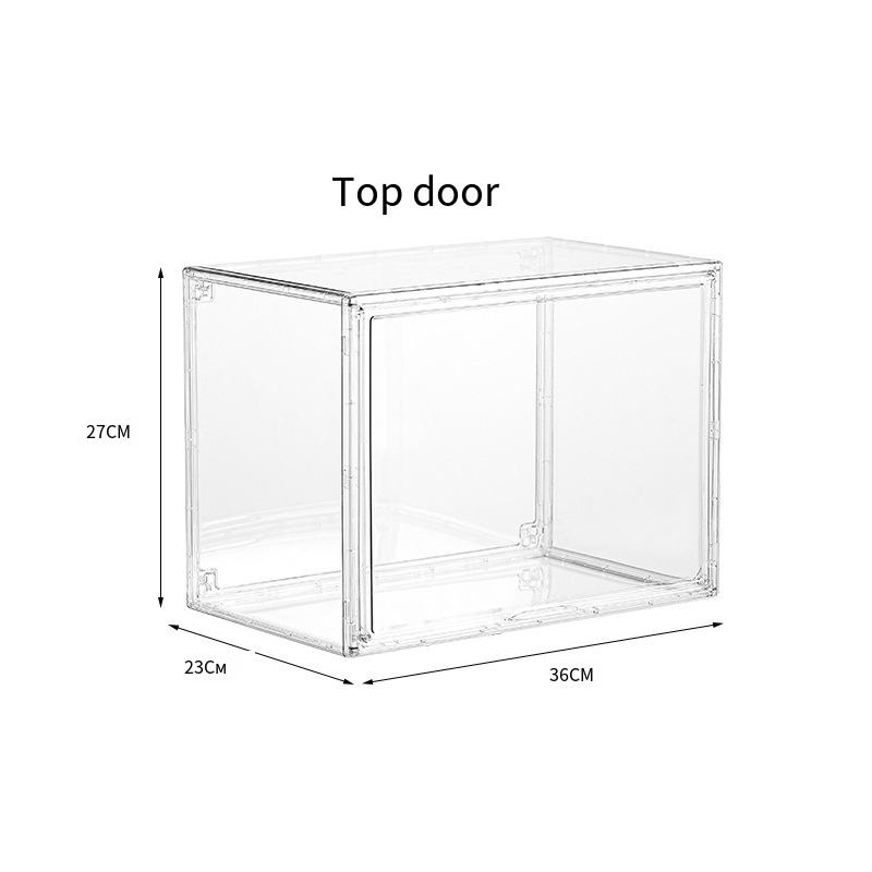 High transparency at the top opening