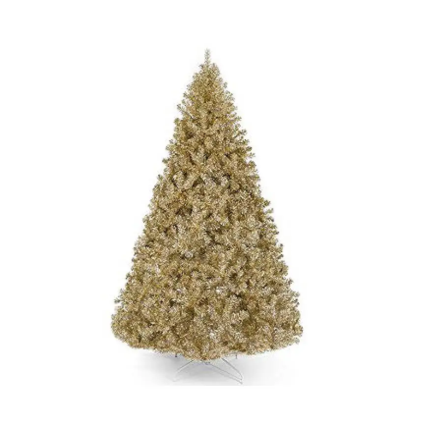 2022 Amazon hot sale 180cm champagne gold pine needle christmas decor trees