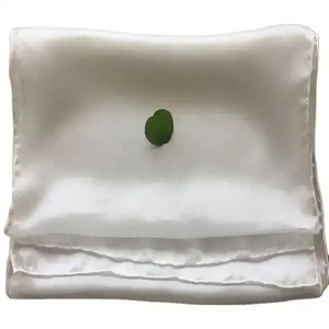 Taglia personalizzata sconto prezzo all'ingrosso materiale bianco naturale a mano bordo di seta Pongee sciarpa lunga per le donne scialle Tippet - Product Image 1