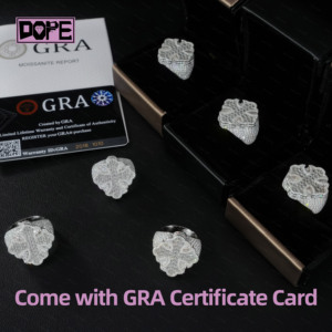 Anello Us Stock Moissanite Hip Hop ghiacciato Cross Men anello da donna 925 argento VVS Moissanite diamante <span class=keywords><strong>croce</strong></span> anello - Product Image 5