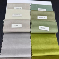 Chine 100% Polyester Textile Polyester Velours Tissu Micro Peluche Velours Meubles Tissus