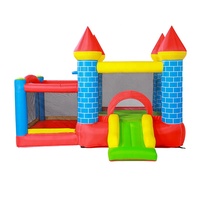 Rumah Loncat Tiup Mini Pelangi untuk Anak-Anak Grosir