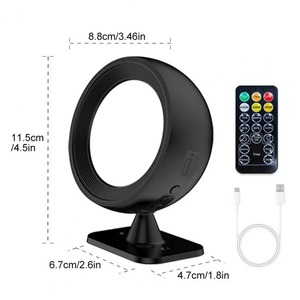 Lámpara LED de pared con rotación de 360 grados, lámpara de lectura para cabecera, apliques de pared magnéticos inalámbricos con control remoto, 1 ud./2 uds. - Product Image 6