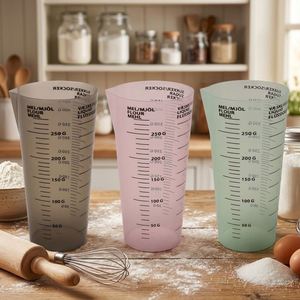 Gobelets doseurs jetables transparents en PP écologique, capacité 450 ml, pour liquides, peintures, résines, époxy, art et cuisine - Product Image 2