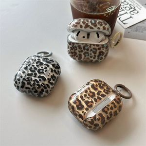 Funda con estampado de leopardo para AirPods Pro 2, funda suave para auriculares inalámbricos Apple AirPods 2, 3, 4 - Product Image 2