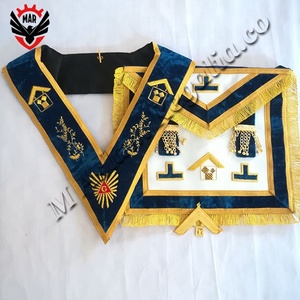 Grand bijou brodé à la main en velours, bleu marine, nageur allemand, - Product Image 2