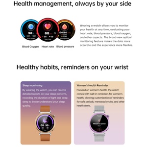 Montre connectée pour <span class=keywords><strong>femme</strong></span> SK9mini, nouvelle arrivée, mode, appels Bluetooth, surveillance <span class=keywords><strong>de</strong></span> <span class=keywords><strong>la</strong></span> fréquence cardiaque, <span class=keywords><strong>du</strong></span> sommeil, <span class=keywords><strong>de</strong></span> <span class=keywords><strong>la</strong></span> pression artérielle, étanche - Product Image 5