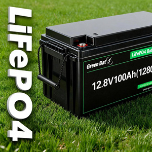 12.8V 25.6V 可充电锂电池 50Ah 100Ah 200AH 铅酸替代电池 LiFePO4 用于太阳能 - Product Image 1