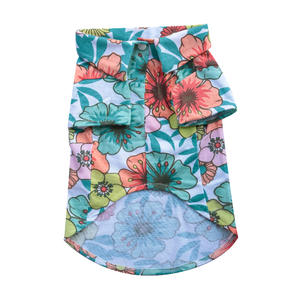 Sang Trọng Mùa Hè Màu Xanh Bông Con Chó Mèo Áo Sơ Mi XS Kích Thước In Hawaii Lấy Cảm Hứng Từ Teddy Mô Hình Năm Mới Của Vật Nuôi Sang Trọng Phụ Kiện Miễn Phí - Product Image 6