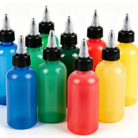 Prix d'usine – Bouteille en PET/PE de 30 ml, 50 ml, 60 ml avec embout pointu pour colle gel, liquides essentiels, huiles et jus – Emballage plastique