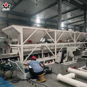 PLD1200 7M3 3 <span class=keywords><strong>Hoppers</strong></span> portátil agregado Batcher grava arena piedra lote Bin planta de hormigón seco - Product Image 6