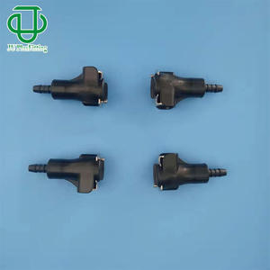 Conector Rápido de Plástico PP Negro de Diámetro Pequeño Serie M de Jiyou, Válvula de Transmisión de Luz, Adaptador de Asiento de Cierre y Conectores - Product Image 1