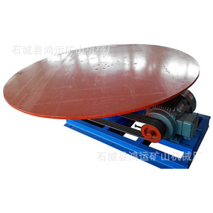 Electric Mining Feeder Circular Disc Feeder With <b>Worm</b> <b>Gear</b> Reducer Blue Color For Sand Stone Mine Application - Product Image 2