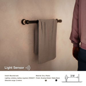 Modern Wall Mounted Robe <b>Hook</b> Coat Hanger <b>Bathroom</b> Clothes Holder Matte Black Brushed Nickel - Product Image 5