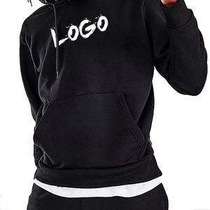 Designer Custom Embroidery Logo <b>Men</b> <b>Burgundy</b> <b>Hoodies</b> Street Sweatshirt Jogger Pants <b>Hoodies</b> Unisex Set - Product Image 2