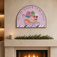Cadre photo mural en alliage d'aluminium semi-circulaire de luxe pour la décoration murale de Noël à la maison