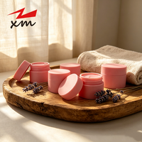 Pot à crème en forme de champignon de 5g à 50g, conteneur vide pour crème pour le visage, emballage pour soins de la peau, mini pot cosmétique en plastique PP pour crème pour les yeux