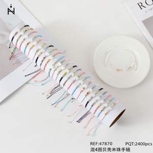 Angelina Mixed Shell Seed <b>Bead</b> <b>Bracelet</b> Unisex Fashion Jewelry Gift Cute Style 47870 - Product Image 3