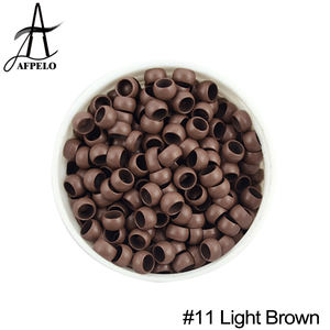 4.0mm <span class=keywords><strong>Nano</strong></span> <span class=keywords><strong>Hair</strong></span> Extensions più grande rame <span class=keywords><strong>Nano</strong></span> Micro Link Beads microsfere per capelli - Product Image 6