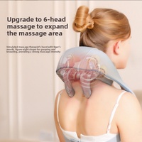 Masajeador de Cuello y Hombros Royall New Trapezius, Masaje Automático de Vértebras Cervicales, Calentamiento, Temporizador de 10 Minutos, Fisioterapia Infrarroja
