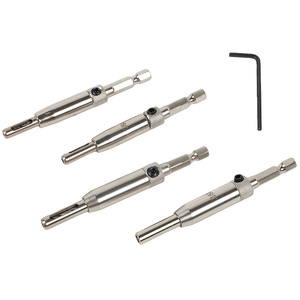 Dr. Giant Fast Boring Bit Set Inch Hex Shank 6.35mm Steel Bright Finish For Woodworking Hinge Drilling - Product Image 3