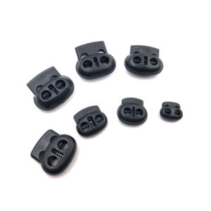 Tapón de bloqueo de <span class=keywords><strong>cord</strong></span>ón colorido al por mayor, tapón de bloqueo de <span class=keywords><strong>cord</strong></span>ón de palanca doble para ropa, prenda pintada de plástico - Product Image 1