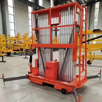 Abfüllanlagen-Teleskopmastlift aus Aluminiumlegierung, 7m, 170kg, Personenhebevorrichtung