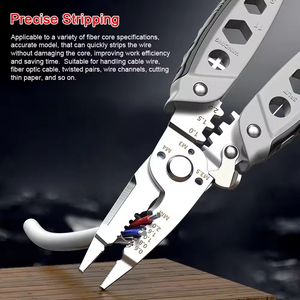 Chuyên Nghiệp 16in1 Đa Chức Năng Carbon Cao Dây Thép Tước Công Cụ Cáp Cầm Tay Cắt Dây Vũ Nữ Thoát Y Uốn Tóc Bồng Công Cụ OEM - Product Image 5